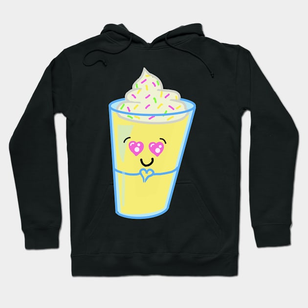 Amorous Kawaii Milkshake Hoodie by DesignsBySaxton